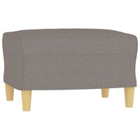 vidaXL Footstool Cream 60x50x41 cm Fabric