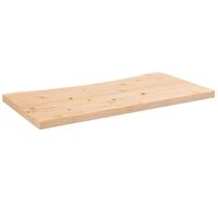 vidaXL skrivebordsplade 80x40x2,5 cm massivt fyrretræ