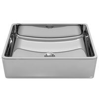 vidaXL Lavabo Gümüş Rengi 41x30x12 cm Seramik