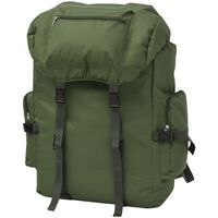 vidaXL Army-Style Backpack 65 L Green