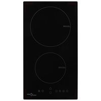 vidaXL Plaque de cuisson à induction 2 brûleurs Contrôle tactile 3500W