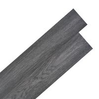 vidaXL Planches de plancher PVC autoadhésif 2,51 m² 2 mm Noir et blanc