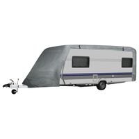 vidaXL Funda para caravana gris S