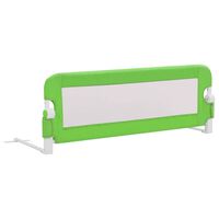 vidaXL Barra de segurança p/ cama infantil 120x42cm poliéster verde