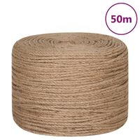 vidaXL Uže od jute dužina 50 m debljina 4 mm