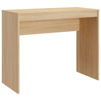 vidaXL Bureau 90x40x72 cm bewerkt hout sonoma eikenkleurig