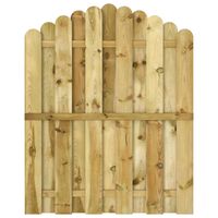 vidaXL Garden Gate Impregnated Pinewood 100x125 cm