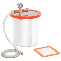 vidaXL Cámara de vacío de acero inoxidable 18,9 L