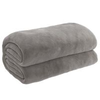 vidaXL Pătură grea cu husă, gri, 135x200 cm, 6 kg, material textil