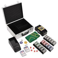 vidaXL Poker set 300 delar 11,5 g