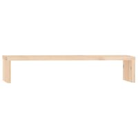 vidaXL Monitor Stand 50x27x10 cm Solid Wood Pine