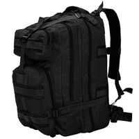 vidaXL Army-Style Backpack 50 L Black