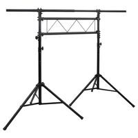 vidaXL Light Stand Black 238x115x(180-300) cm Steel