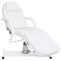 vidaXL Massagetisch Weiß 180x62x(87-112) cm