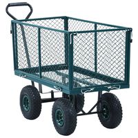 vidaXL Garden Hand Trolley Green 350 kg