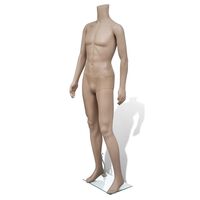 vidaXL Maniquí de hombre sin cabeza