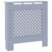 vidaXL Cache-radiateur MDF Gris 78 cm