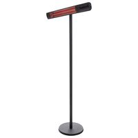 Sunred Standing Heater Royal Diamond Dark Rose Gold Carbon 2500 W Black