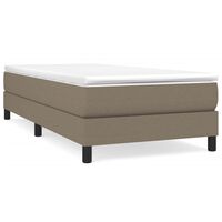 vidaXL Posteľný rám na boxspring sivohnedý 80x200 cm látka