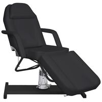 vidaXL Massagetisch Schwarz 180x62x(87-112) cm