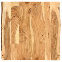 vidaXL Dessus de table Bois d'acacia massif 58x(50-60)x2,5 cm