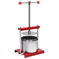 vidaXL Fruit and Wine Press Stainless Steel 6 L