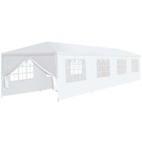 vidaXL Garden Marquee 3x12 m White