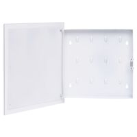 vidaXL Key Box with Magnetic Board White 35x35x4 cm