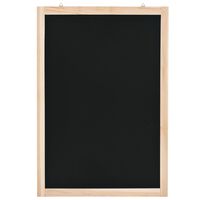 vidaXL Wall-Mounted Blackboard Cedar Wood 40x60 cm