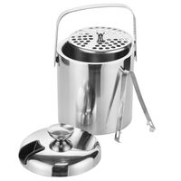 HI Ice Bucket with Lid and Tongs