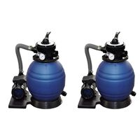 vidaXL Bombas de filtragem por areia 2 pcs 400 W 11000 l/h