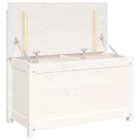 vidaXL Banc Blanc 80x41x77 cm Bois de pin massif