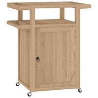 vidaXL Barwagen 70x50x90 cm Massivholz Teak