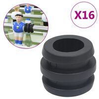 vidaXL Zarážky na 15,9/16 mm tyč pre stolný futbal 16 ks