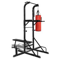 Power Tower with Sit-up Bench and Boxing Bag