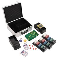 vidaXL Poker set 300 delar 4 g