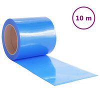 vidaXL Door Curtain Blue 200 mmx1.6 mm 10 m PVC