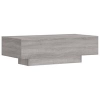 vidaXL Konferenčný stolík sivý dub sonoma 100x49,5x31 cm kompoz. drevo