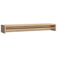 vidaXL Monitorständer Sonoma-Eiche 100x24x13 cm Holzwerkstoff