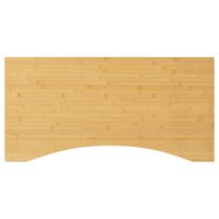 vidaXL Bordsskiva 110x55x1,5 cm bambu