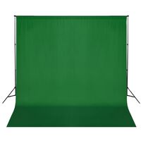 vidaXL Backdrop Support System 600x300 cm Green