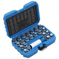 vidaXL 23 Piece Rim Lock Socket Set for VAG