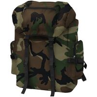 vidaXL Army-Style Backpack 65 L Camouflage