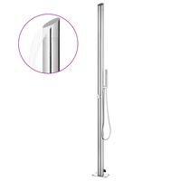 vidaXL 315942 vidaXL Garden Shower 220 cm Stainless Steel