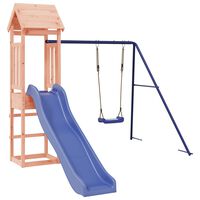 vidaXL Parque infantil de exterior madera maciza Douglas