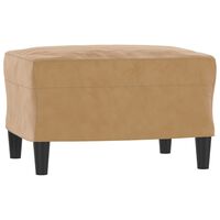 vidaXL Footstool Dark Grey 70x55x41 cm Velvet