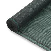 vidaXL Plasă teren de tenis, verde, 1,8x25 m, HDPE