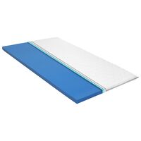 vidaXL Sobrecolchão 80x200 cm espuma viscoelástica c/ memória 6 cm