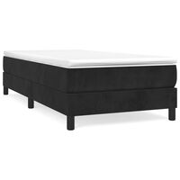 vidaXL Estrutura de cama 80x200 cm veludo preto