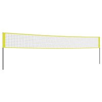 vidaXL Red de voleibol tela PE amarillo y negro 823x244 cm